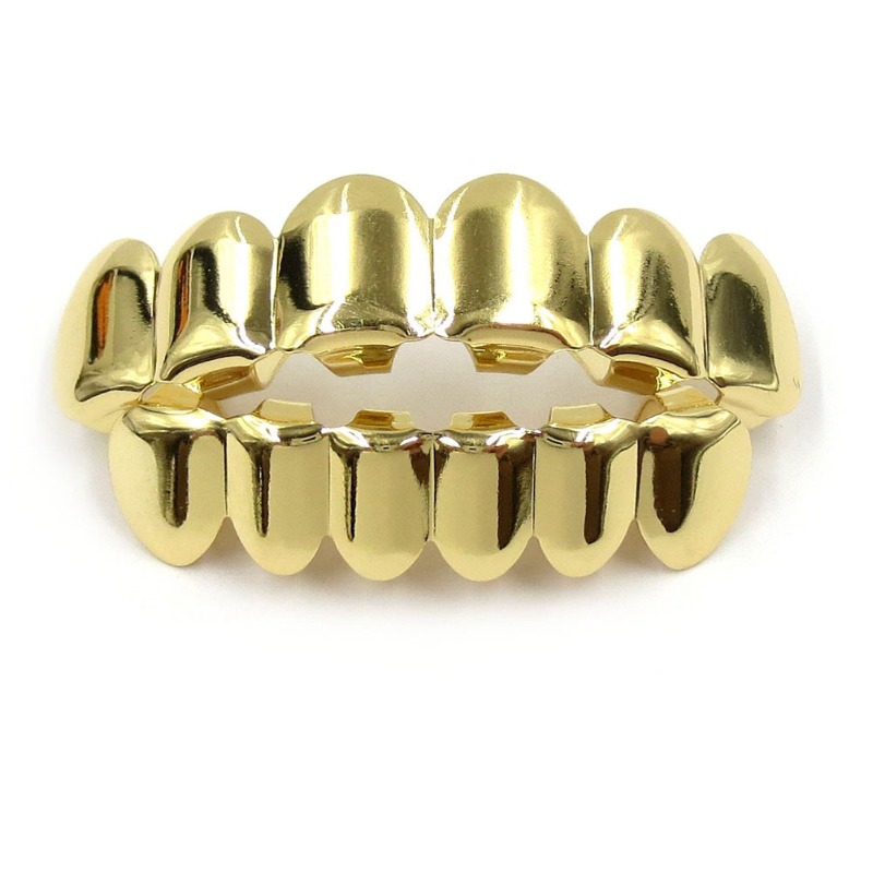 Body Jewelry Real Gold - Altın Kaplama Gümüş HIP HOP Diş
