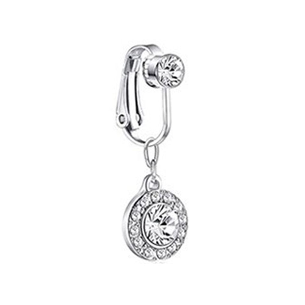 Body Jewelry Cartilage Earrings - Kelebek Klipsli Küpeler Deliksiz Göbek Piercingi