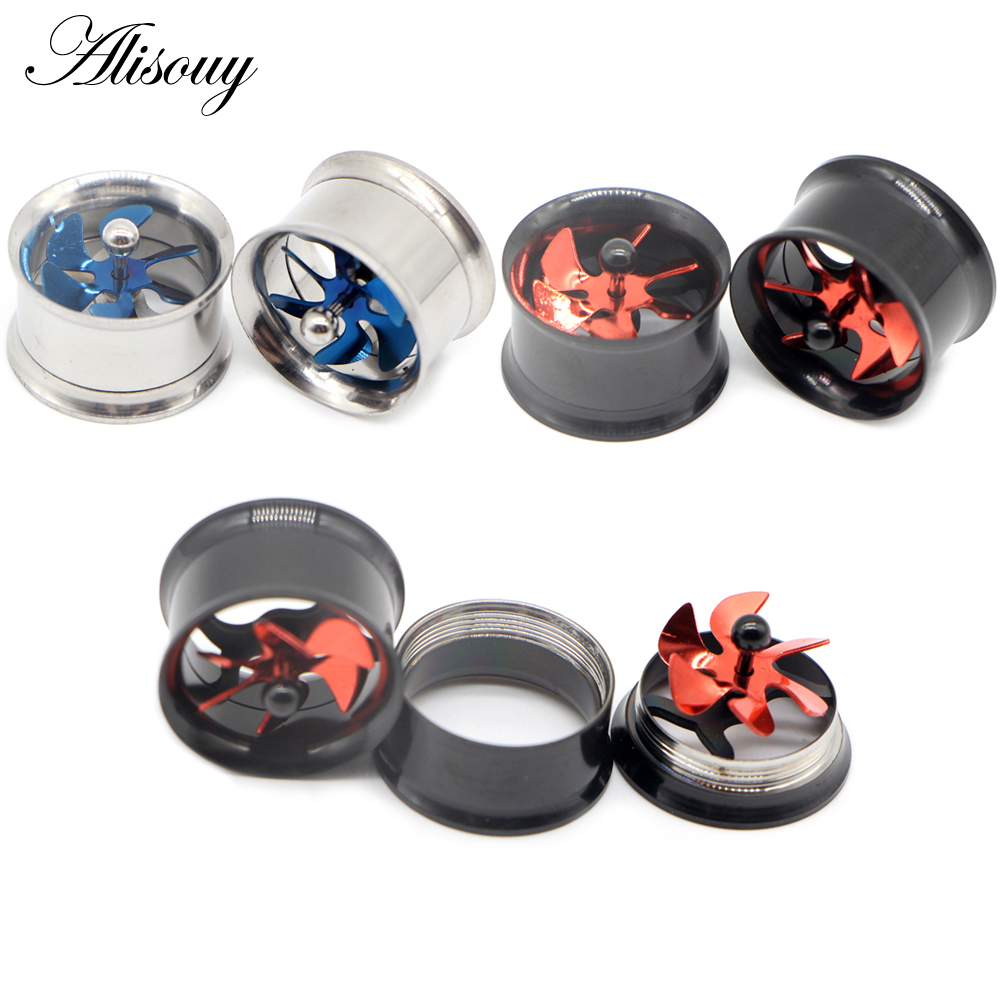 Body Jewelry Ear Gauges - Alisouy 2 Adet Vida Pervane Kulak