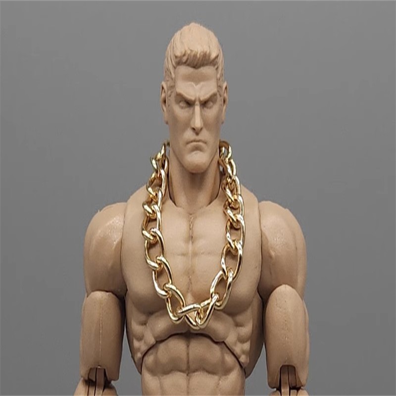 Body Jewelry Real Gold - 1/12 Asker Bebek Aksesuarları Altın Kolye