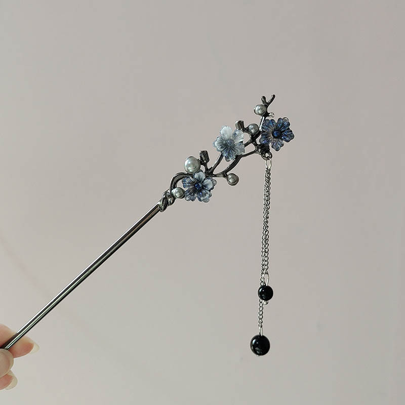 Body Jewelry Beach - Klasik saç tokası çubukları mürekkep rengi