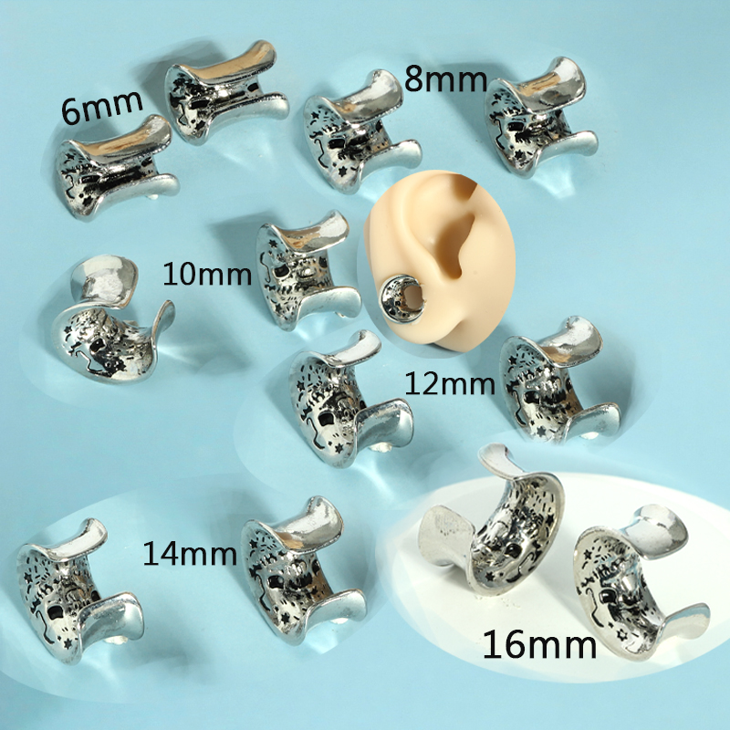 2 adet 6mm-16mm Paslanmaz Çeli - Body Jewelry Ear Gauges incelemesi ve fiyatı