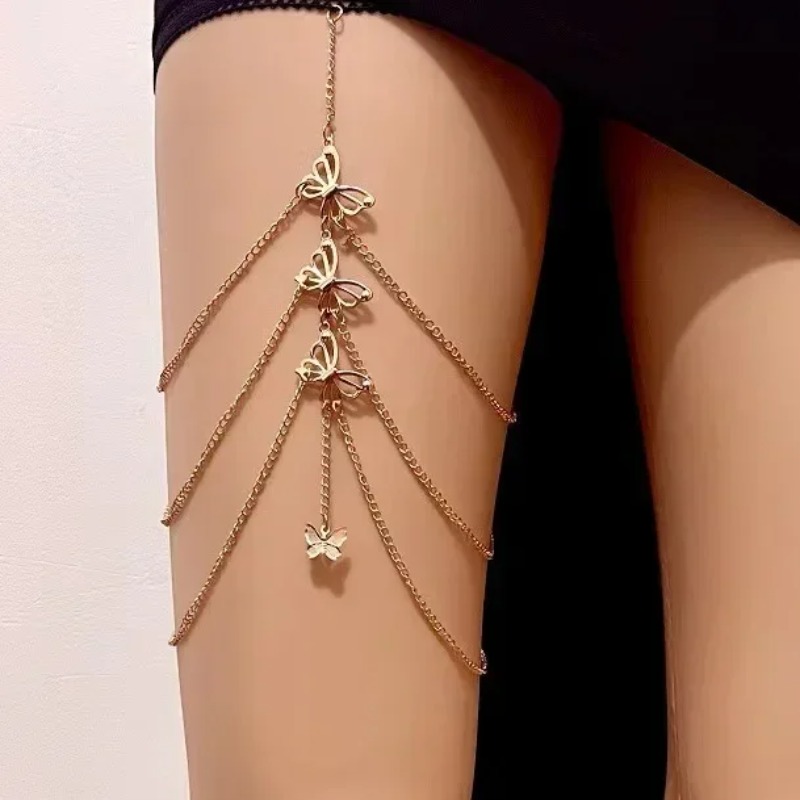Bohem Kristal Püsküllü Çok Kat - Body Jewelry Leg Chain incelemesi ve fiyatı