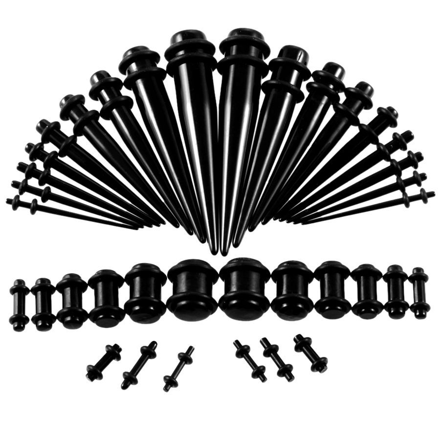 36 adet/grup Akrilik Kulak Gös - Body Jewelry Ear Gauges incelemesi ve fiyatı
