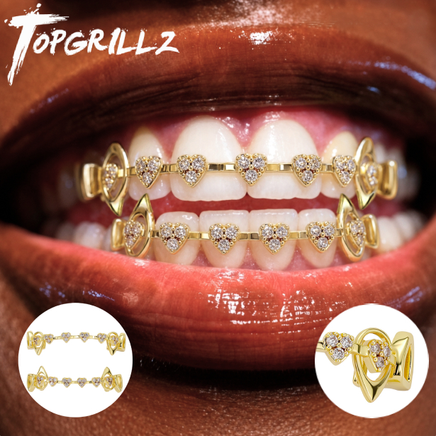 TOPGRILLZ Oyuk Kalp Diş Grillz - Body Jewelry Changing Kit incelemesi ve fiyatı