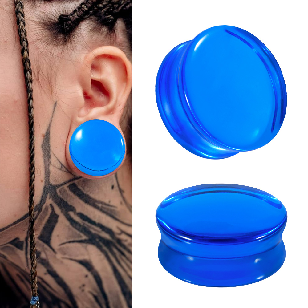 1/2/22 adet cam ve taş yuvarla - Body Jewelry Ear Gauges incelemesi ve fiyatı