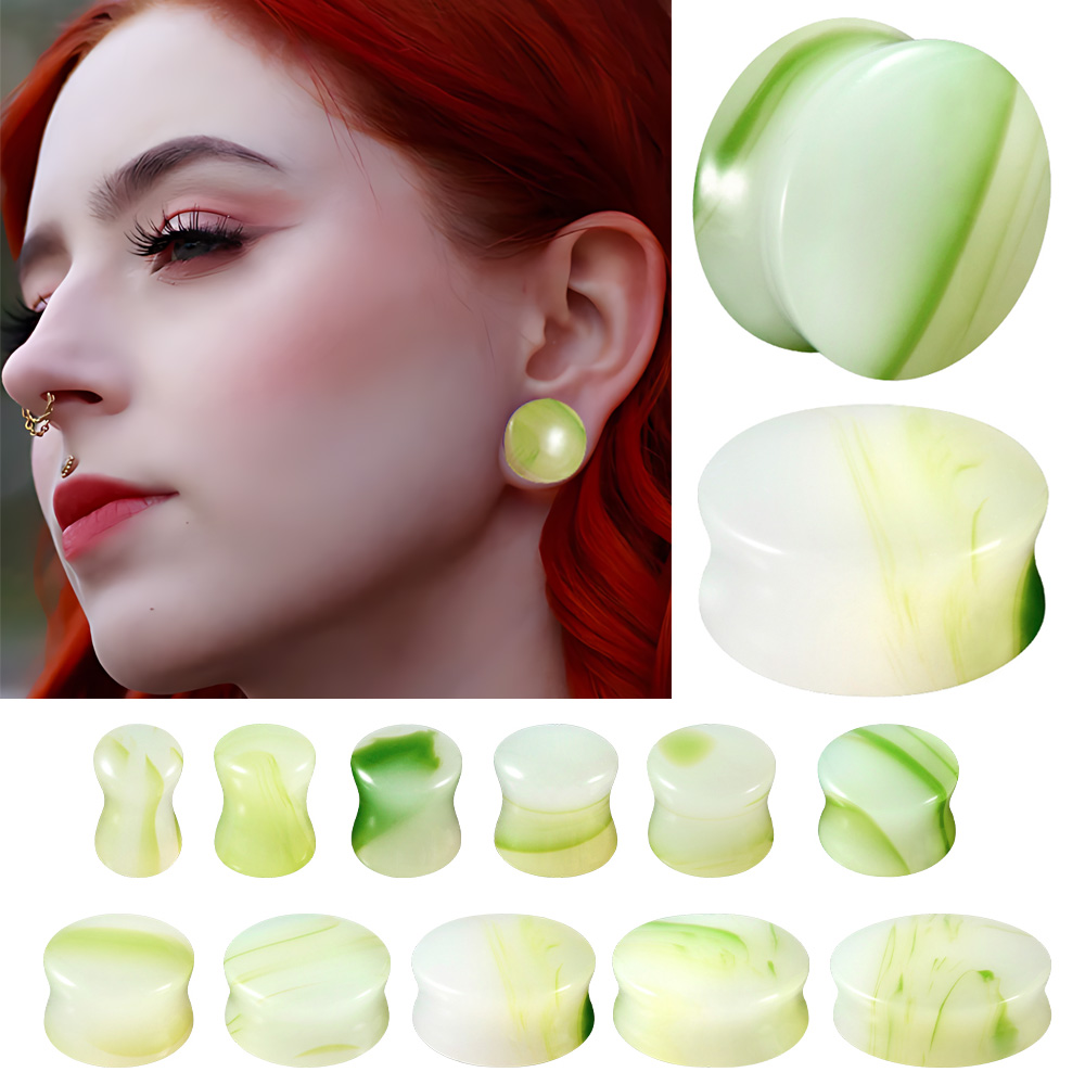 1/2/22 adet cam ve taş yuvarla - Body Jewelry Ear Gauges incelemesi ve fiyatı