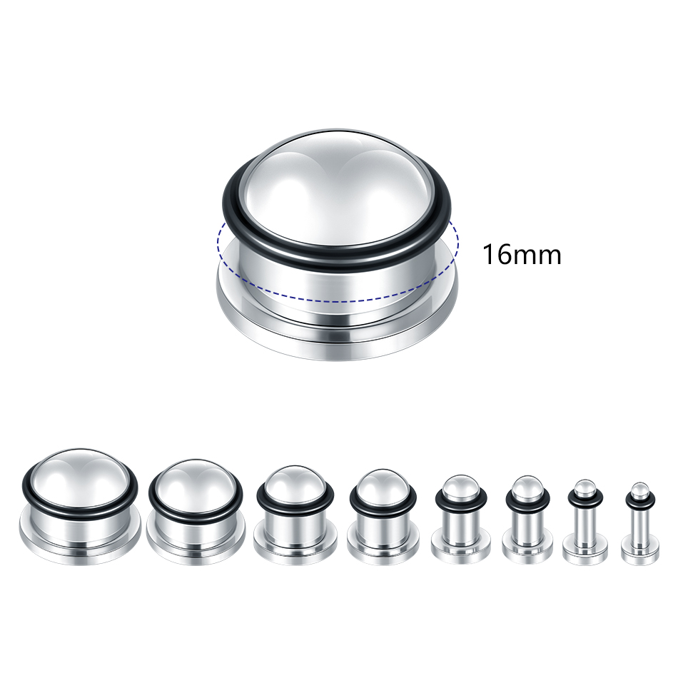1 çift Paslanmaz Çelik Kulak T - Body Jewelry Ear Gauges incelemesi ve fiyatı