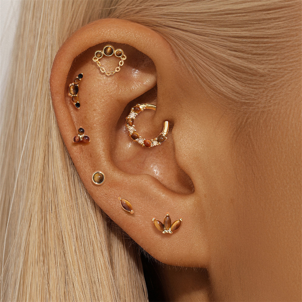 Glowshe 100% 925 ayar gümüş ka - Body Jewelry Cartilage Earrings incelemesi ve fiyatı