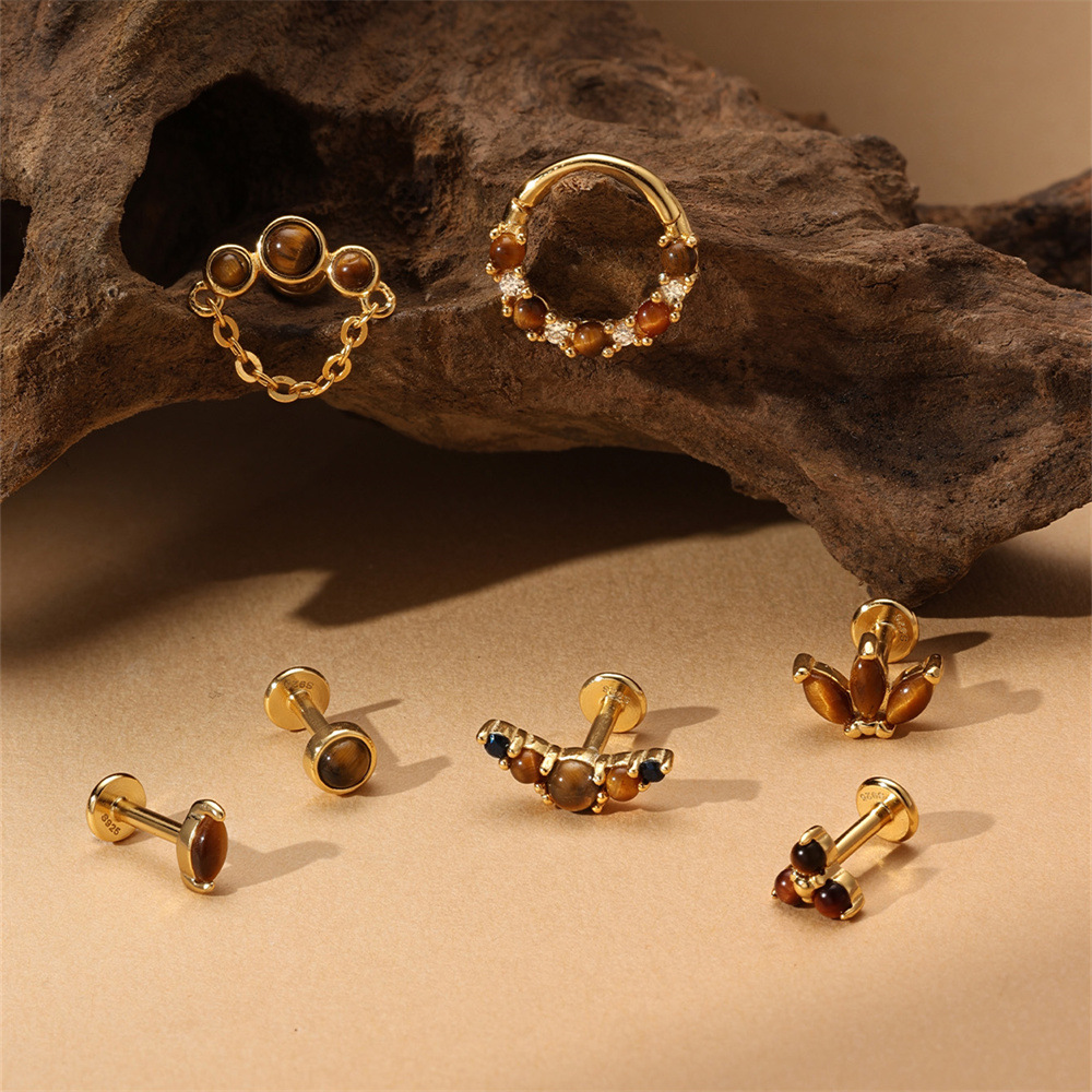 Glowshe 100% 925 ayar gümüş ka - Body Jewelry Cartilage Earrings incelemesi ve fiyatı