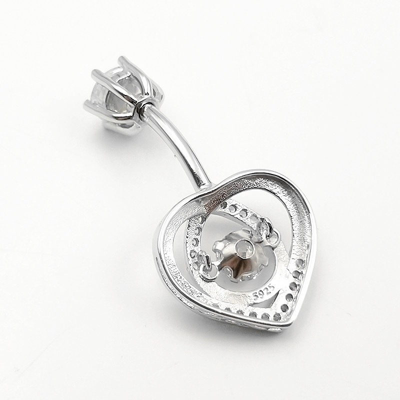 Göbek göbek piercingi 925 Ayar - Body Jewelry Materials incelemesi ve fiyatı