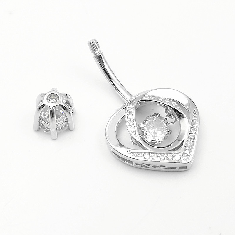 Göbek göbek piercingi 925 Ayar - Body Jewelry Materials incelemesi ve fiyatı