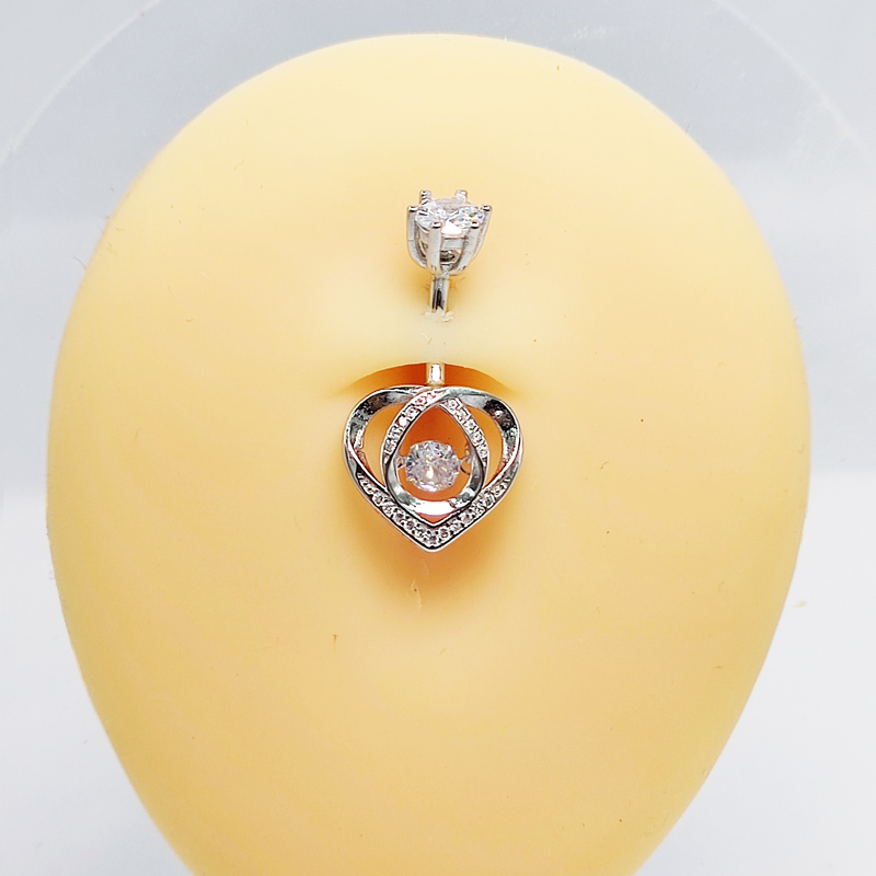 Göbek göbek piercingi 925 Ayar - Body Jewelry Materials incelemesi ve fiyatı