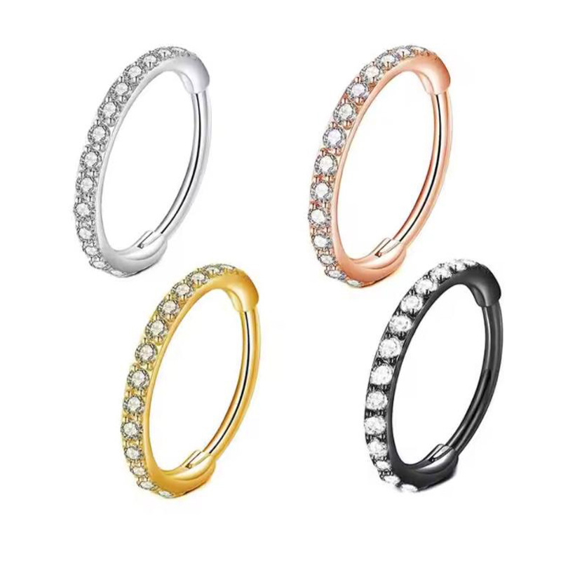16G Şeffaf CZ Burun Halkası 31 - Body Jewelry Cartilage Earrings incelemesi ve fiyatı
