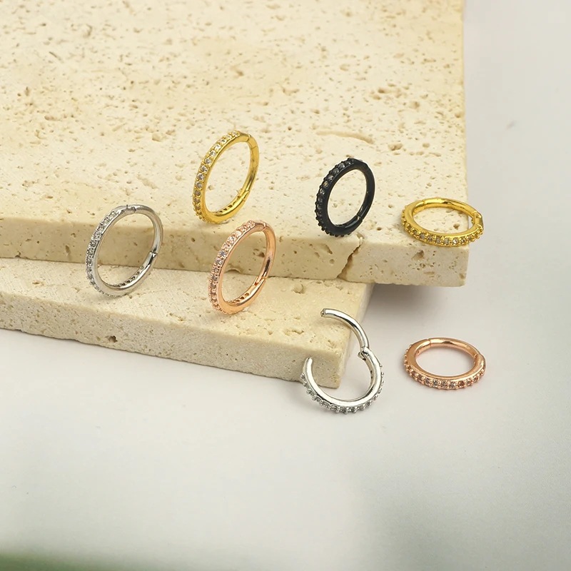 16G Şeffaf CZ Burun Halkası 31 - Body Jewelry Cartilage Earrings incelemesi ve fiyatı
