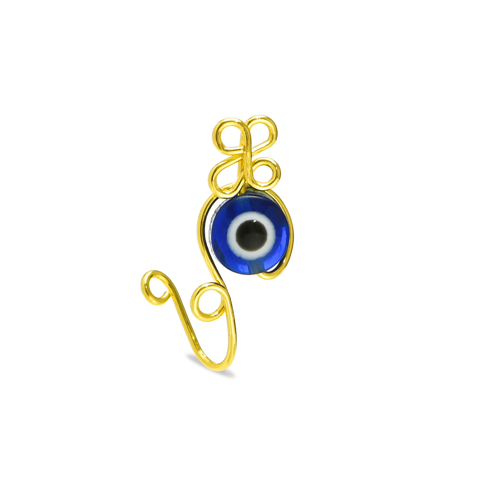 Nazar burun halkası el yapımı  - Body Jewelry Real Gold incelemesi ve fiyatı