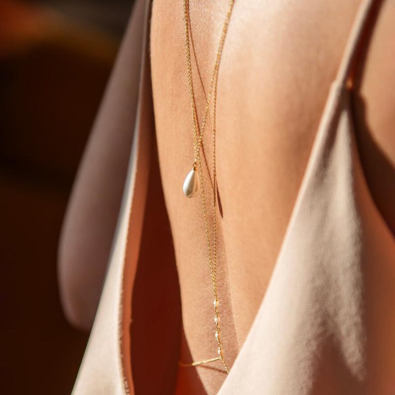 Basit Çok Katmanlı İnci Sırt Z - Body Jewelry Chain incelemesi ve fiyatı