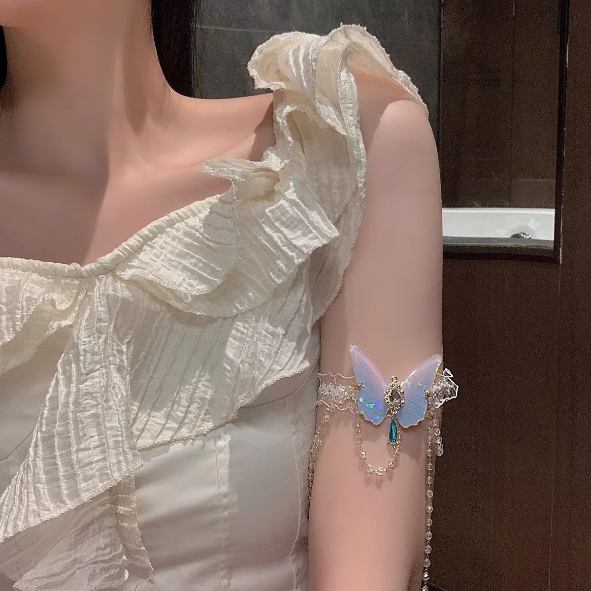 Moda Kelebek Desen Elastik Dan - Body Jewelry Chain incelemesi ve fiyatı