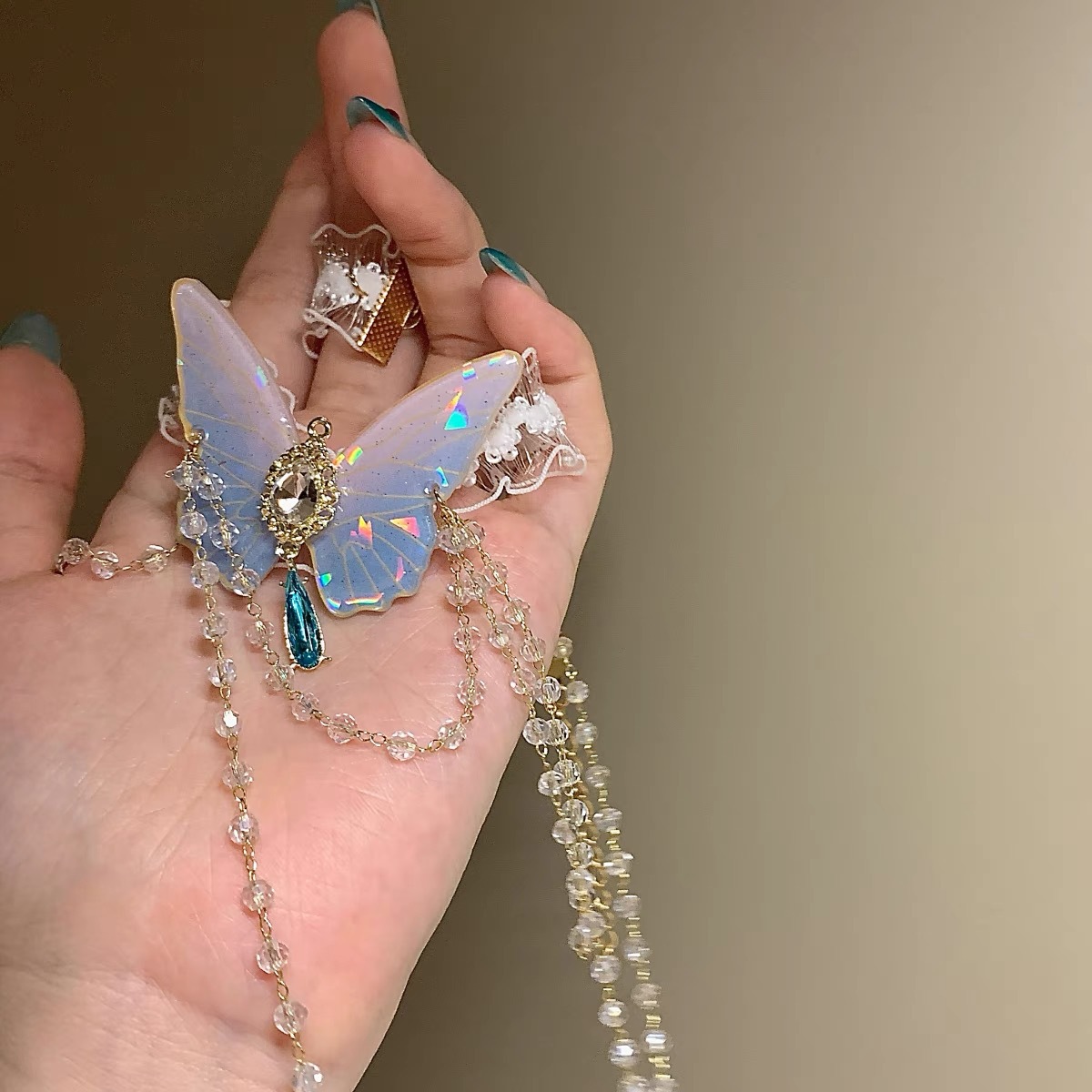 Moda Kelebek Desen Elastik Dan - Body Jewelry Chain incelemesi ve fiyatı