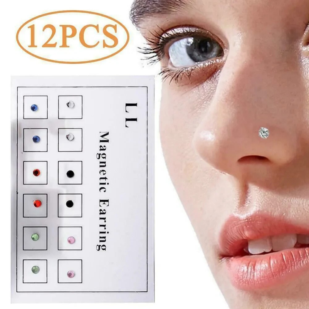 12 adet/kart sahte dolandırıcı - Body Jewelry Cartilage Earrings incelemesi ve fiyatı