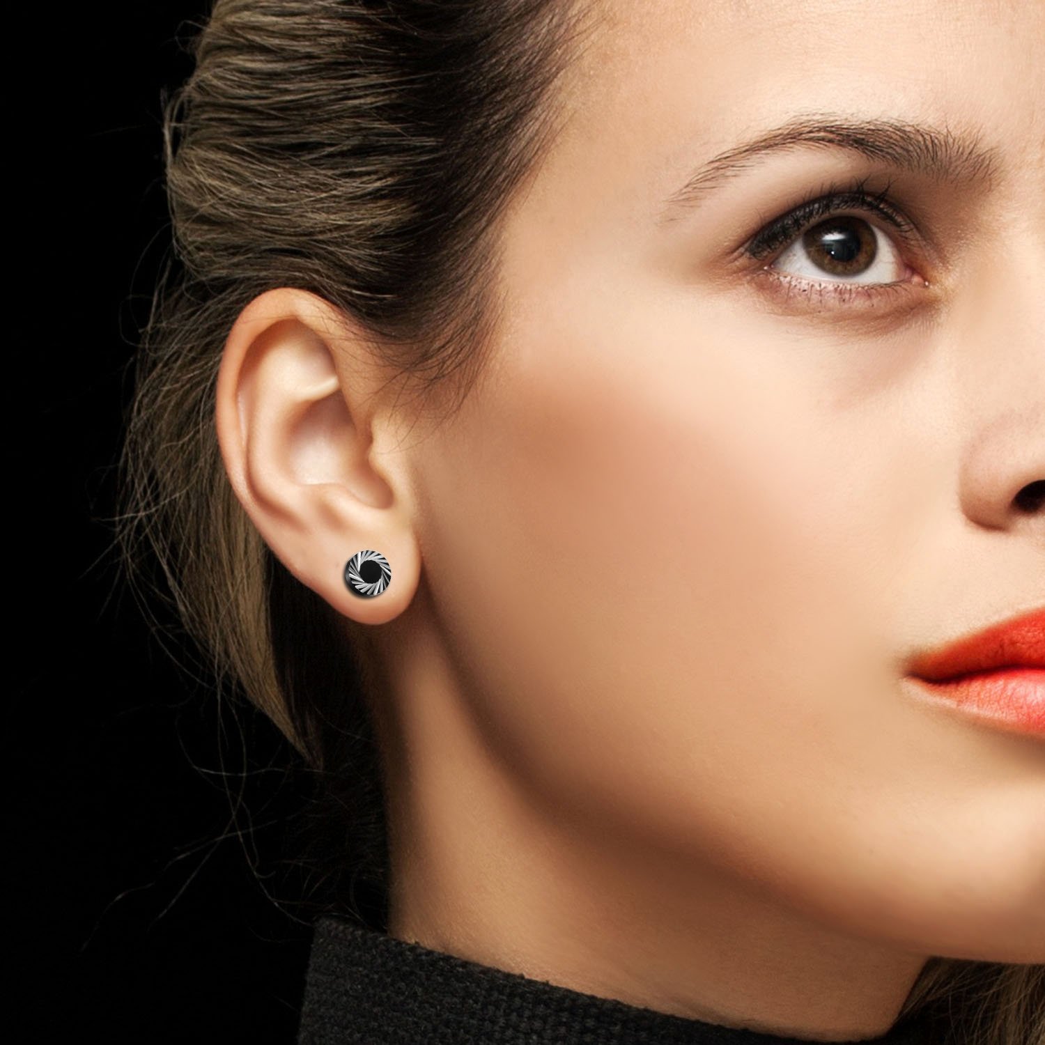 2 adet/6 adet siyah paslanmaz  - Body Jewelry Ear Gauges incelemesi ve fiyatı