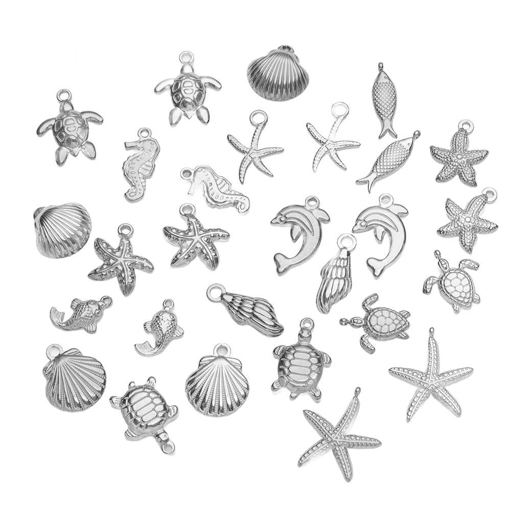 10 adet Paslanmaz Çelik Yaz Pl - Body Jewelry Beach incelemesi ve fiyatı