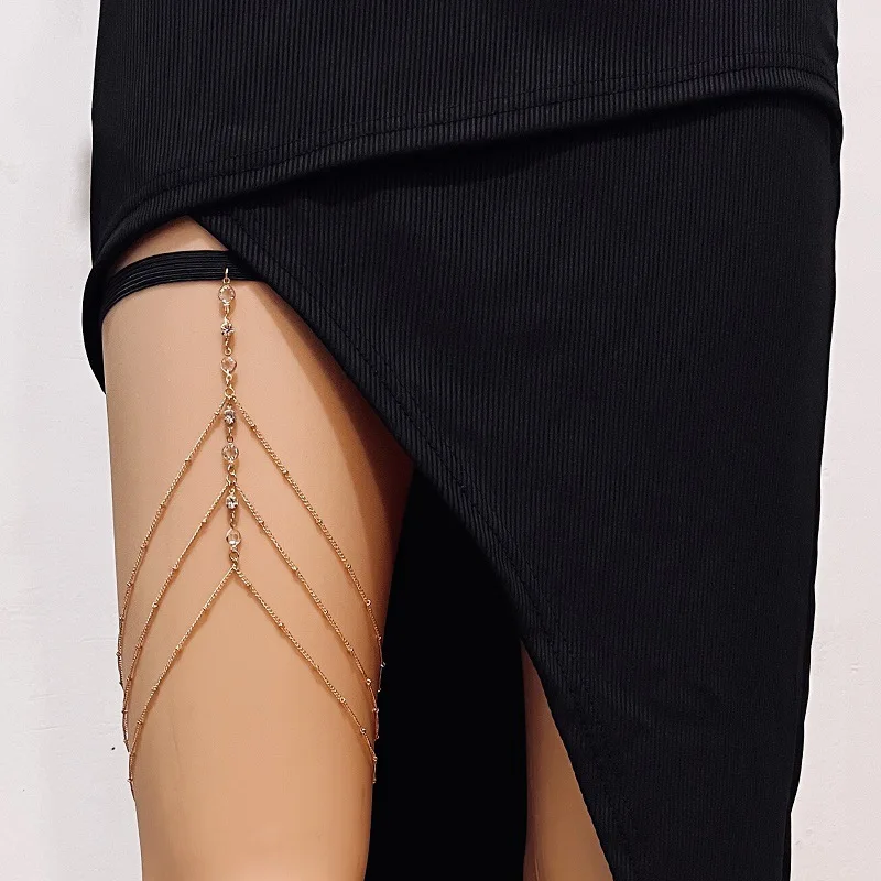 Moda Yaz Bohemian Uyluk Zincir - Body Jewelry Leg Chain incelemesi ve fiyatı