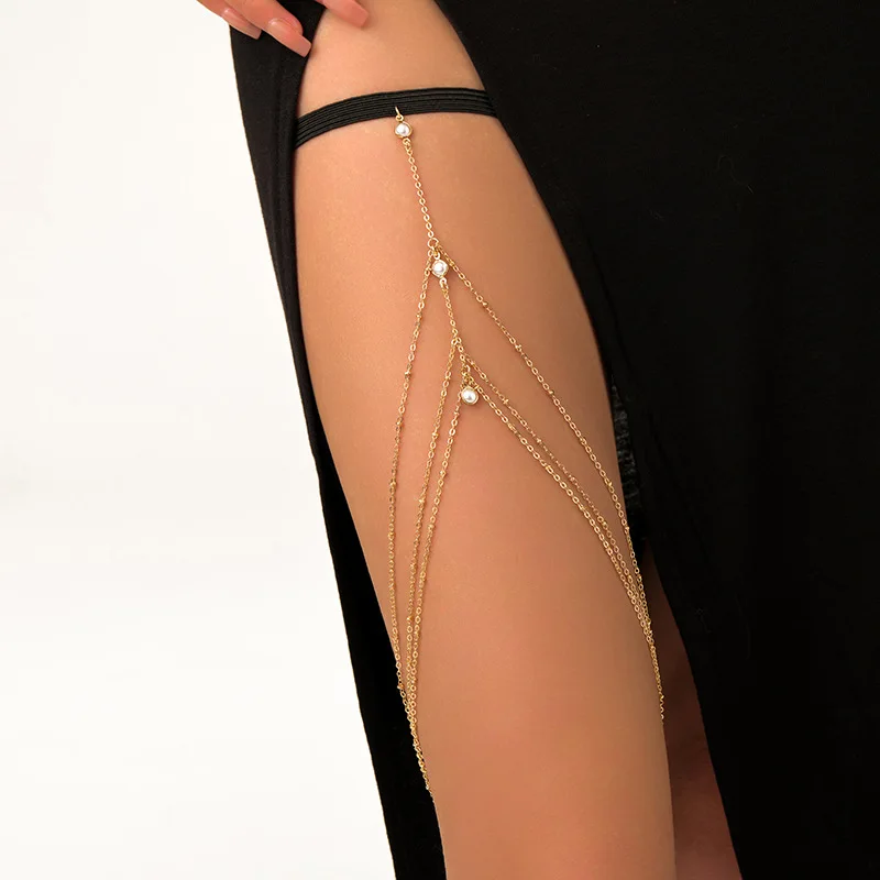 Moda Yaz Bohemian Uyluk Zincir - Body Jewelry Leg Chain incelemesi ve fiyatı