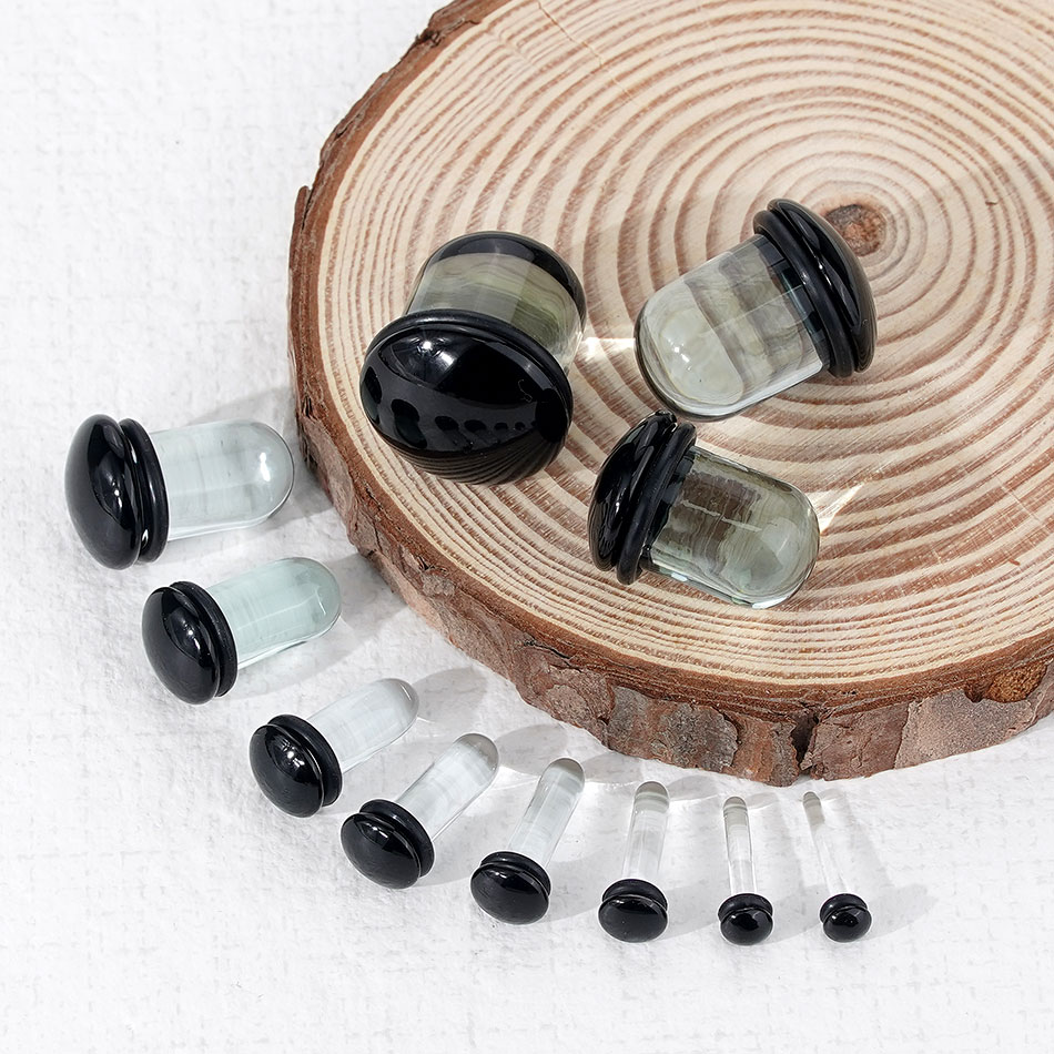 2 adet Cam Kulak Göstergeleri  - Body Jewelry Ear Gauges incelemesi ve fiyatı