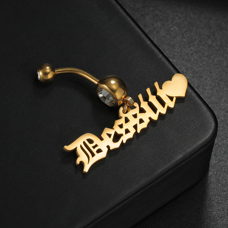 Letdiffery özel ad göbek halka - Body Jewelry Names incelemesi ve fiyatı