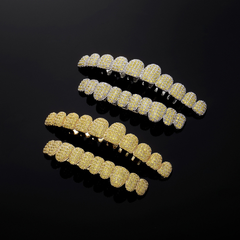 Yeni Zarif Hip-Hop Tam Elmas K - Body Jewelry Real Gold incelemesi ve fiyatı