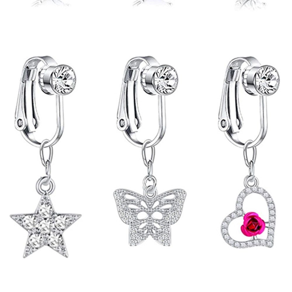 Kelebek Klipsli Küpeler Deliks - Body Jewelry Cartilage Earrings incelemesi ve fiyatı