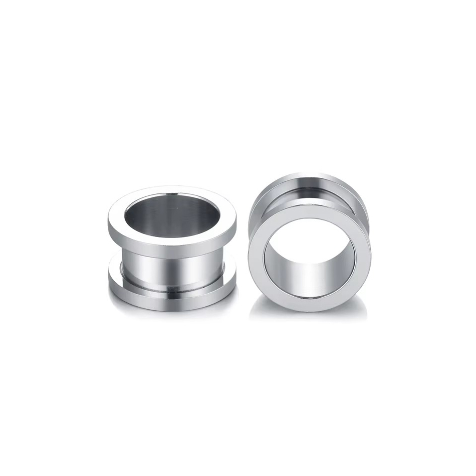 1 çift Paslanmaz Çelik Kulak T - Body Jewelry Ear Gauges incelemesi ve fiyatı