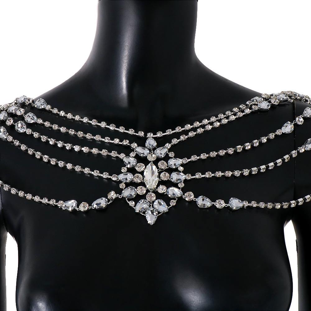 Boho kristal gelin omuz zincir - Body Jewelry Dress incelemesi ve fiyatı