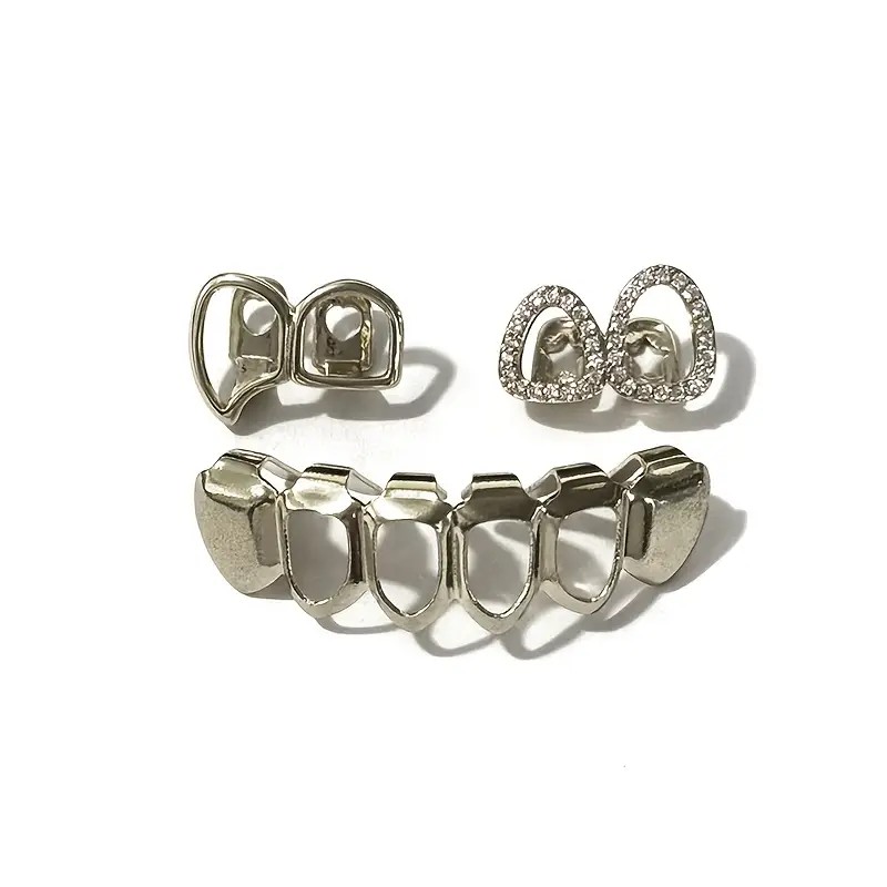 Hip-Hop Çift Boş Dişlerden Olu - Body Jewelry Changing Kit incelemesi ve fiyatı