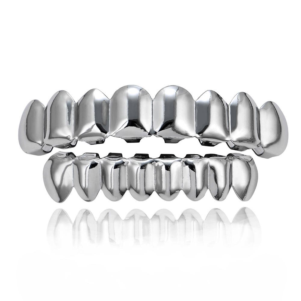 Hip Hop altın parantez üst diş - Body Jewelry Real Gold incelemesi ve fiyatı