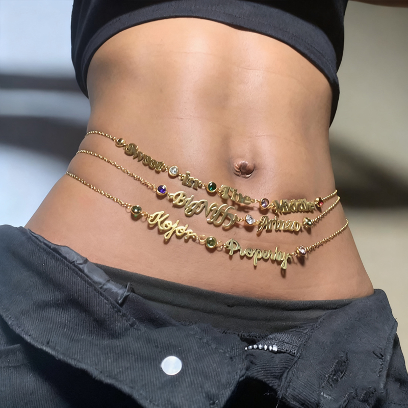 DUOYING Özel İsimli Göbek Zinc - Body Jewelry Names incelemesi ve fiyatı