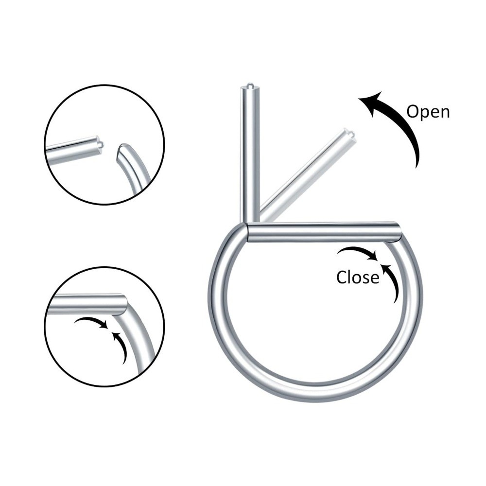 ASTM F136 Titanyum Septum Halk - Body Jewelry Materials incelemesi ve fiyatı