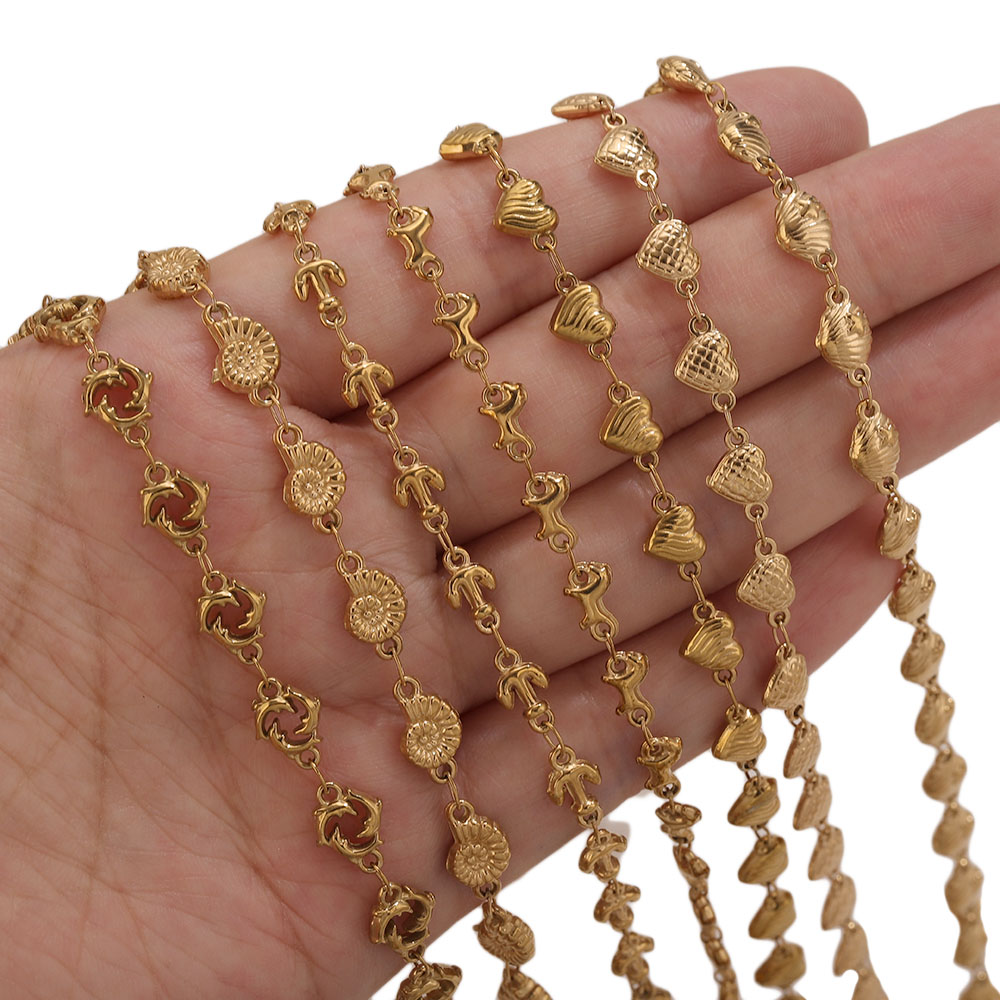 1M PVD Altın Paslanmaz Çelik K - Body Jewelry Chain incelemesi ve fiyatı