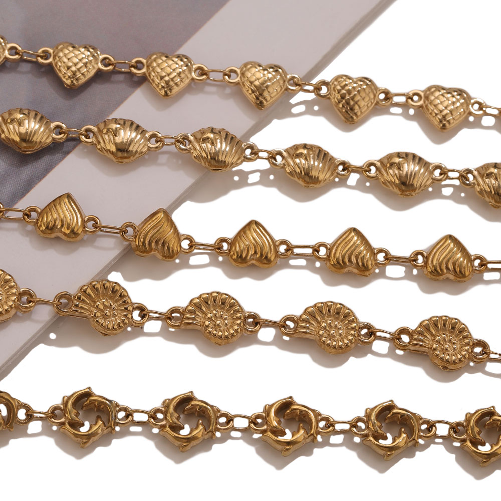 1M PVD Altın Paslanmaz Çelik K - Body Jewelry Chain incelemesi ve fiyatı