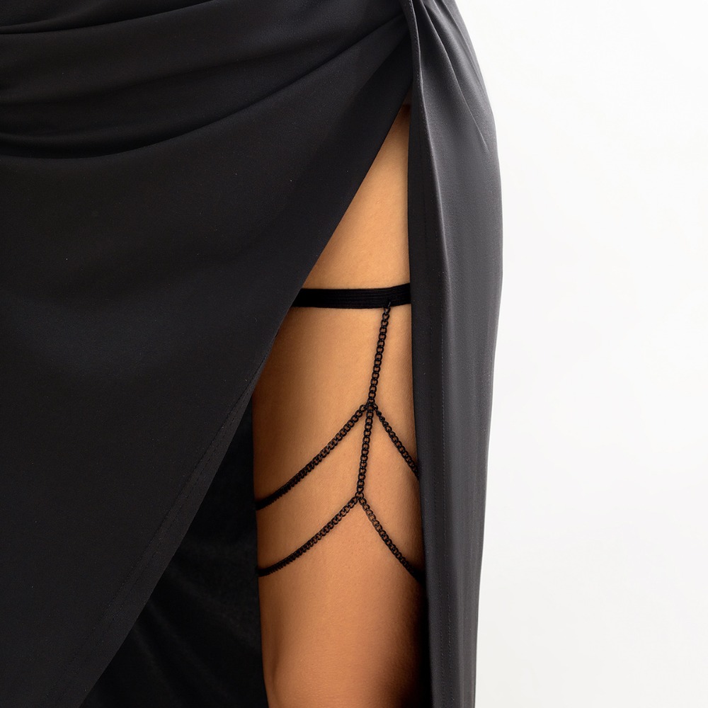 Kadın elastik bacak zinciri ra - Body Jewelry Leg Chain incelemesi ve fiyatı