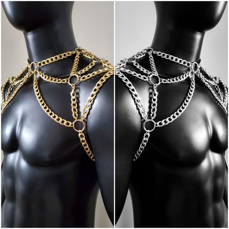 Punk Erkekler Omuz Vücut Zinci - Body Jewelry Chain incelemesi ve fiyatı