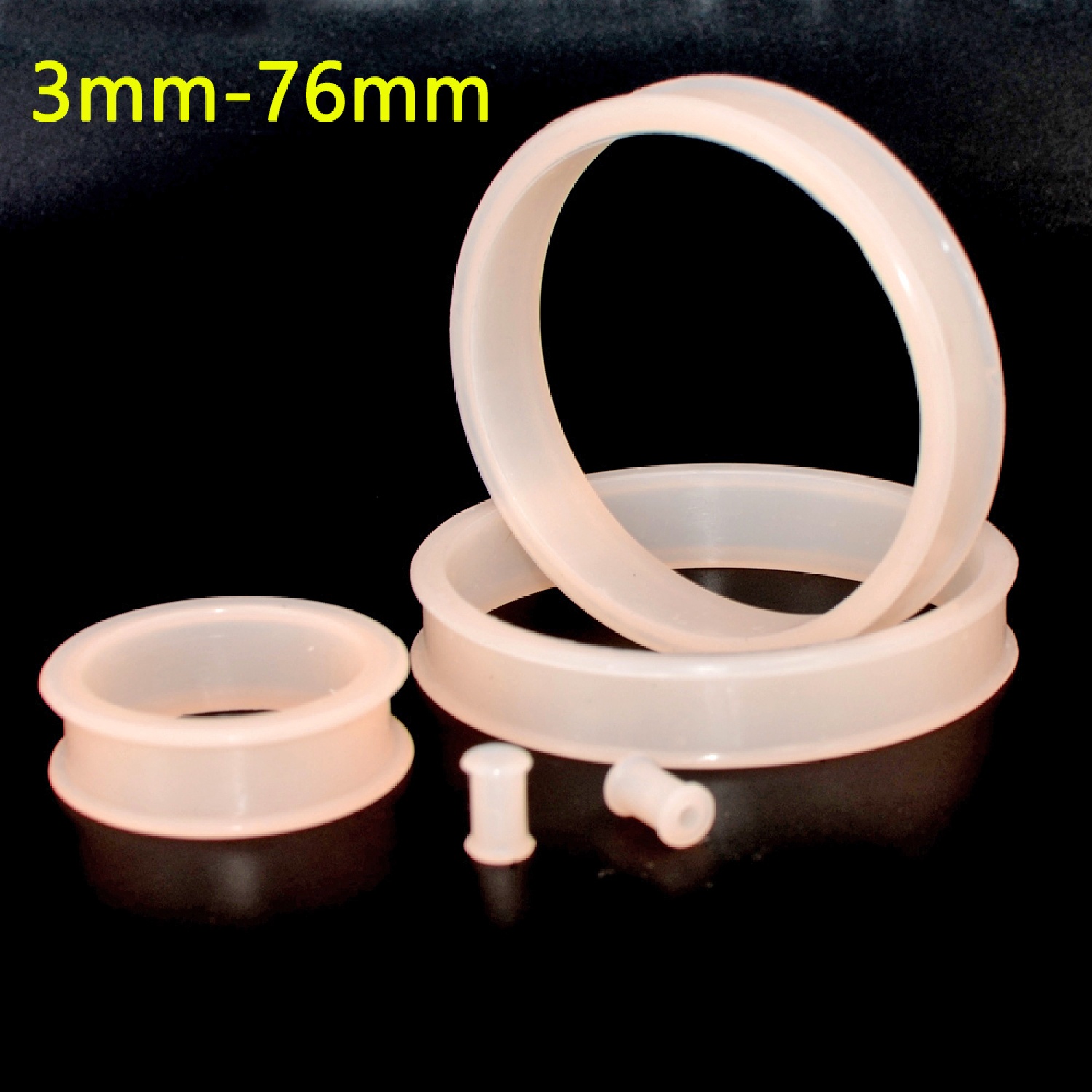 2 adet Süper Boyut Esnek Silik - Body Jewelry Ear Gauges incelemesi ve fiyatı