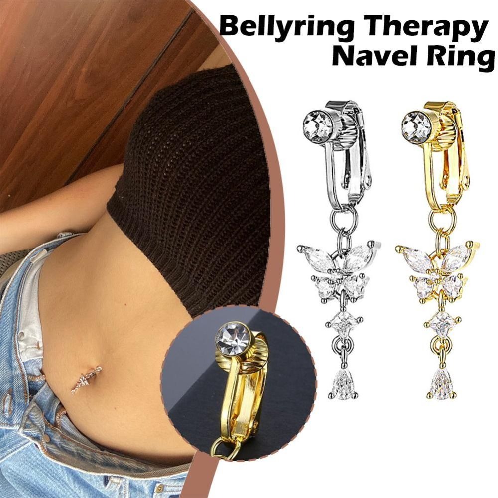 Kelebek Tasarımlı Klipsli Göbe - Body Jewelry Materials incelemesi ve fiyatı