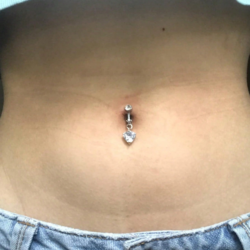 Altın Renkli Sahte Göbek Pierc - Body Jewelry Piercing incelemesi ve fiyatı
