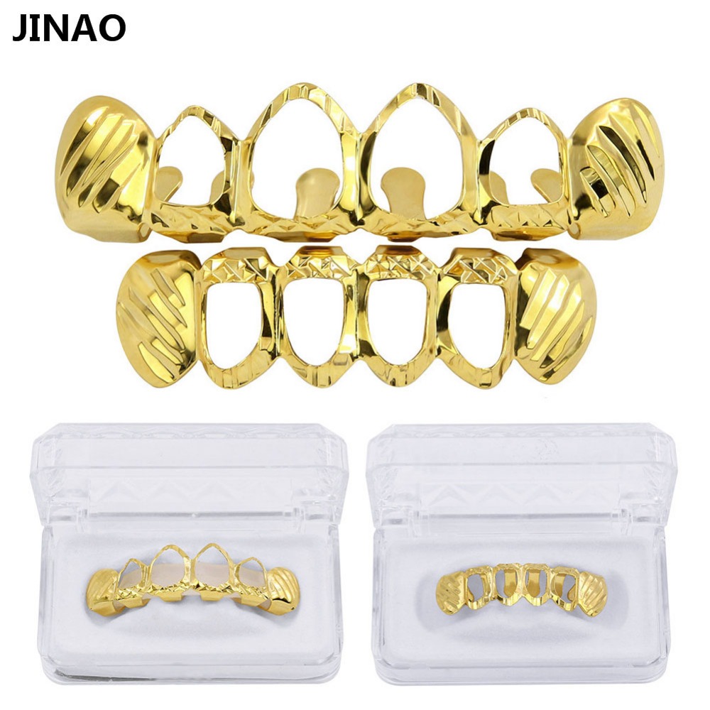JINAO yeni Fit d-kesim Grillz  - Body Jewelry Gold Plated incelemesi ve fiyatı