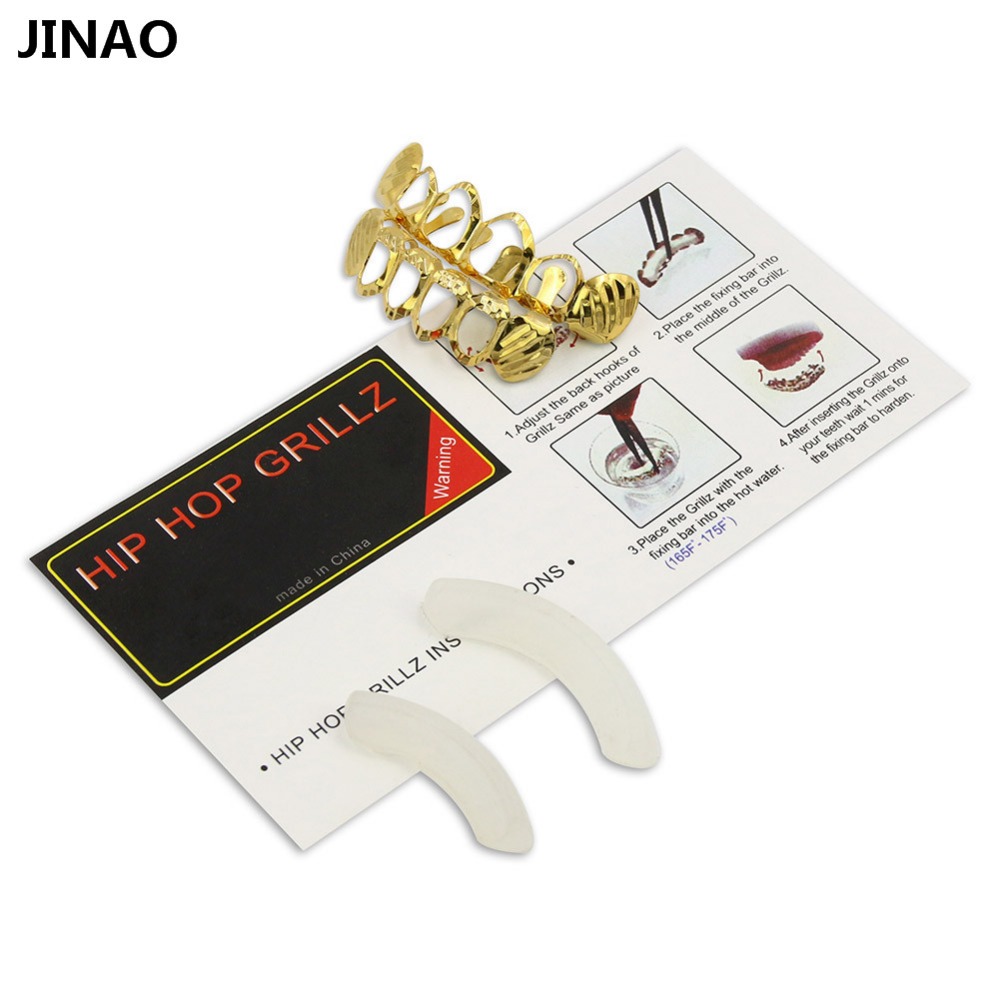 JINAO yeni Fit d-kesim Grillz  - Body Jewelry Gold Plated incelemesi ve fiyatı