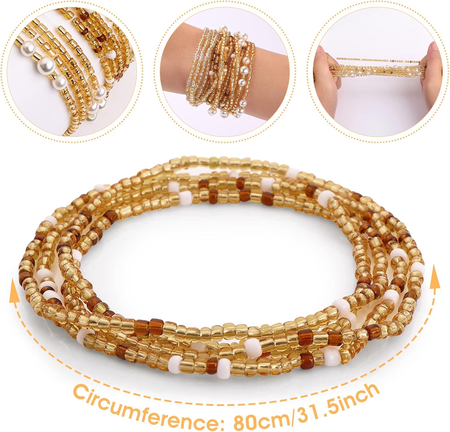 Kadınlar için bel boncukları,  - Body Jewelry Beach incelemesi ve fiyatı