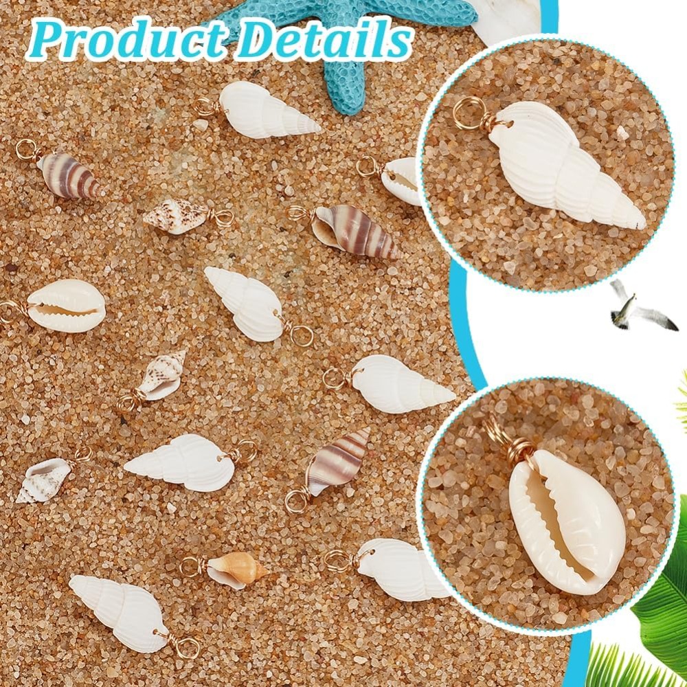 100 adet 4 Stilleri Doğal Kabu - Body Jewelry Beach incelemesi ve fiyatı
