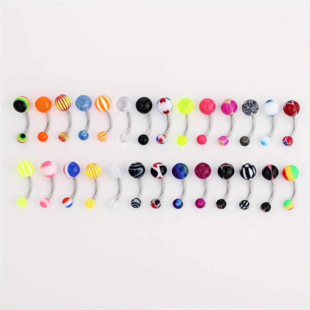 10 adet/takım Karışık Renkli A - Body Jewelry Changing Kit incelemesi ve fiyatı